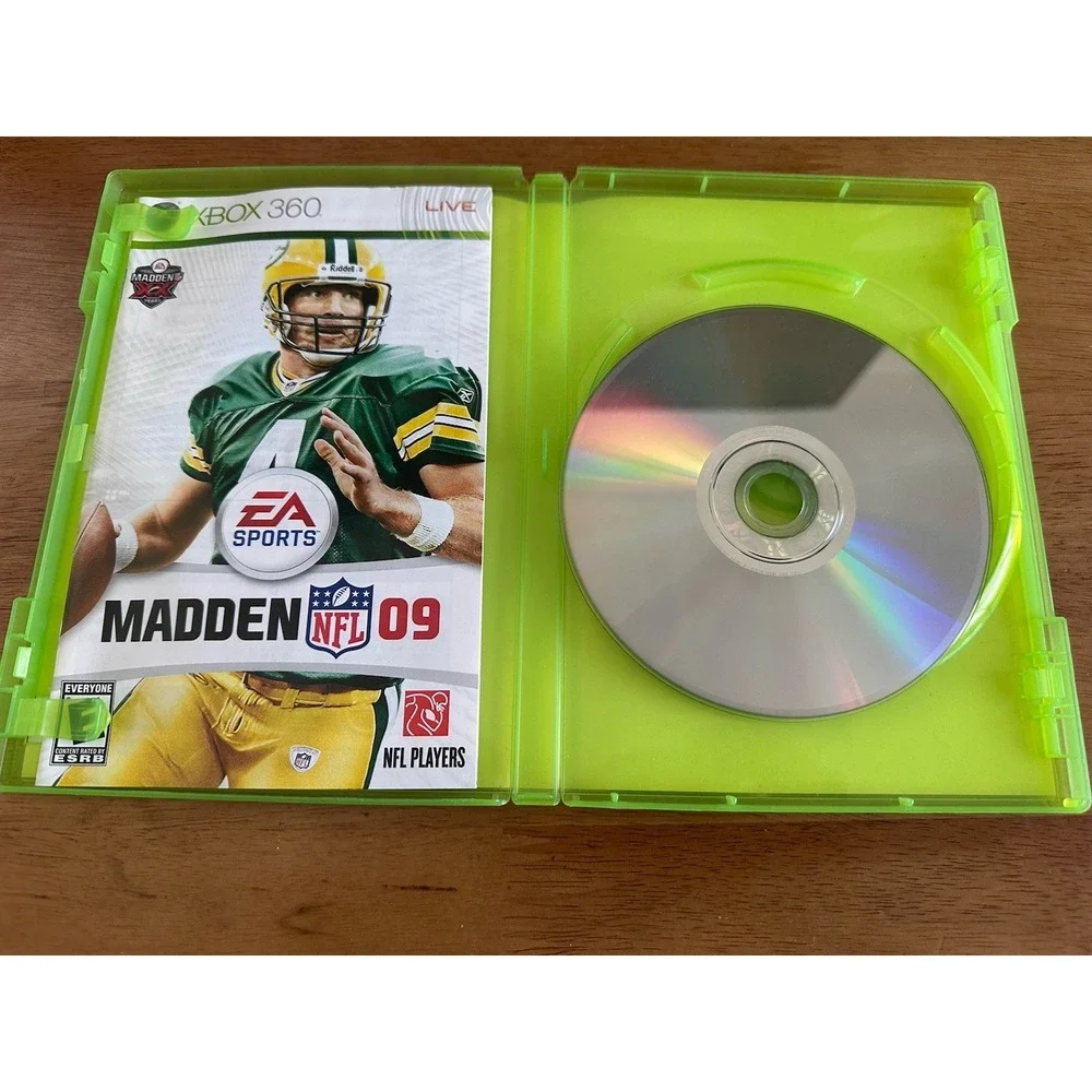 Madden NFL 09 (Microsoft Xbox, 2008) Complete w/ Manual CIB